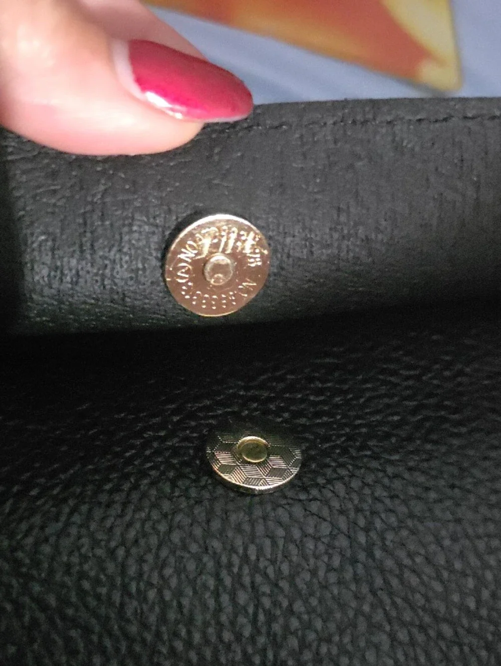 Vintage italian leather stylish black
